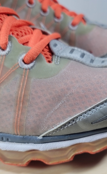 Nike Grey Orange Air Max 2009 Running Sneakers 354750-002 Women's Size 8.5 - Picture 10 of 14